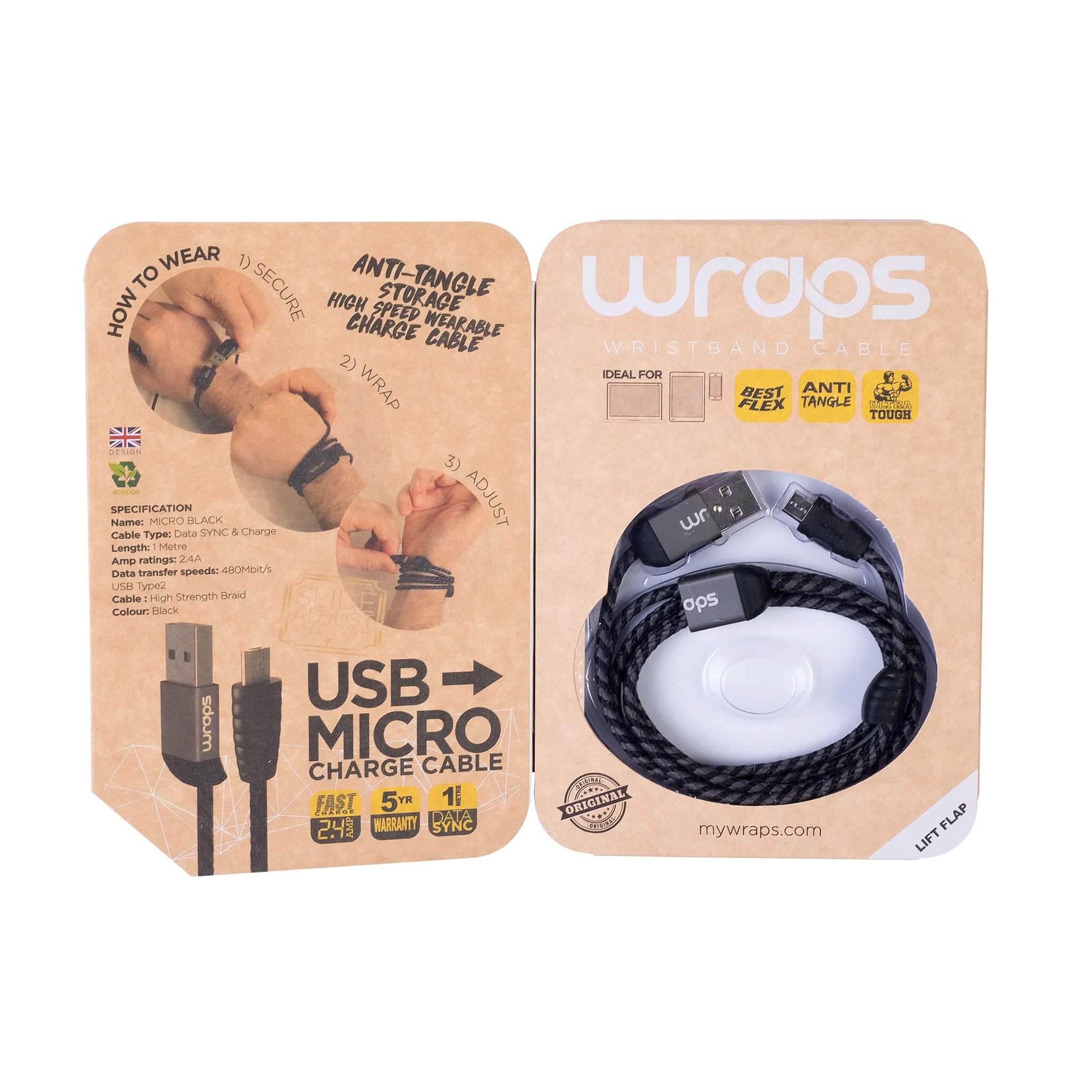 Kabel za punjač Wraps USB to Micro