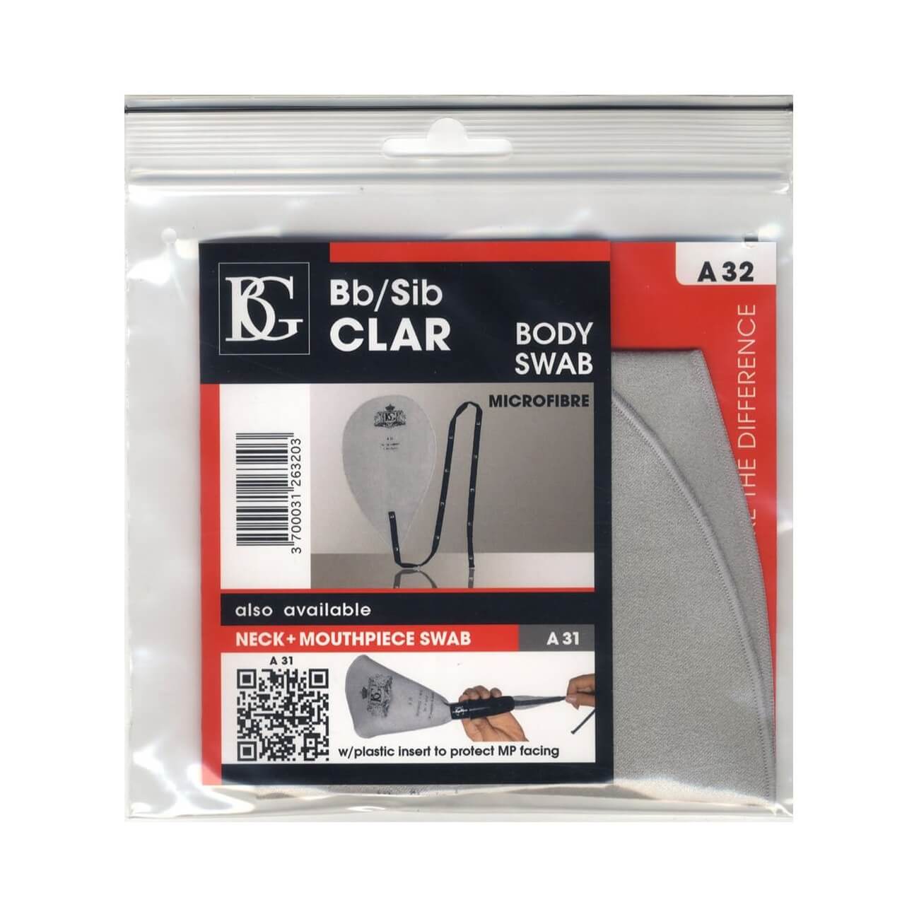 Krpica za čišćenje klarineta BG A32