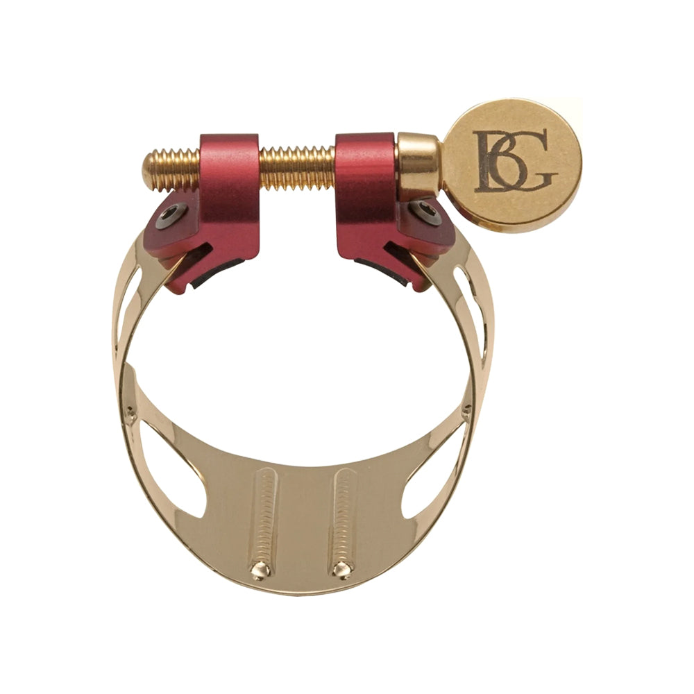 Ligatura za alt saksofon i Bb klarinet BG LD0 (Gold Lacquered)