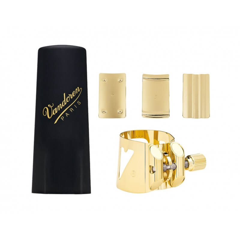 Ligatura za tenor saksofon Vandoren Optimum LC08P (Gold Plated)