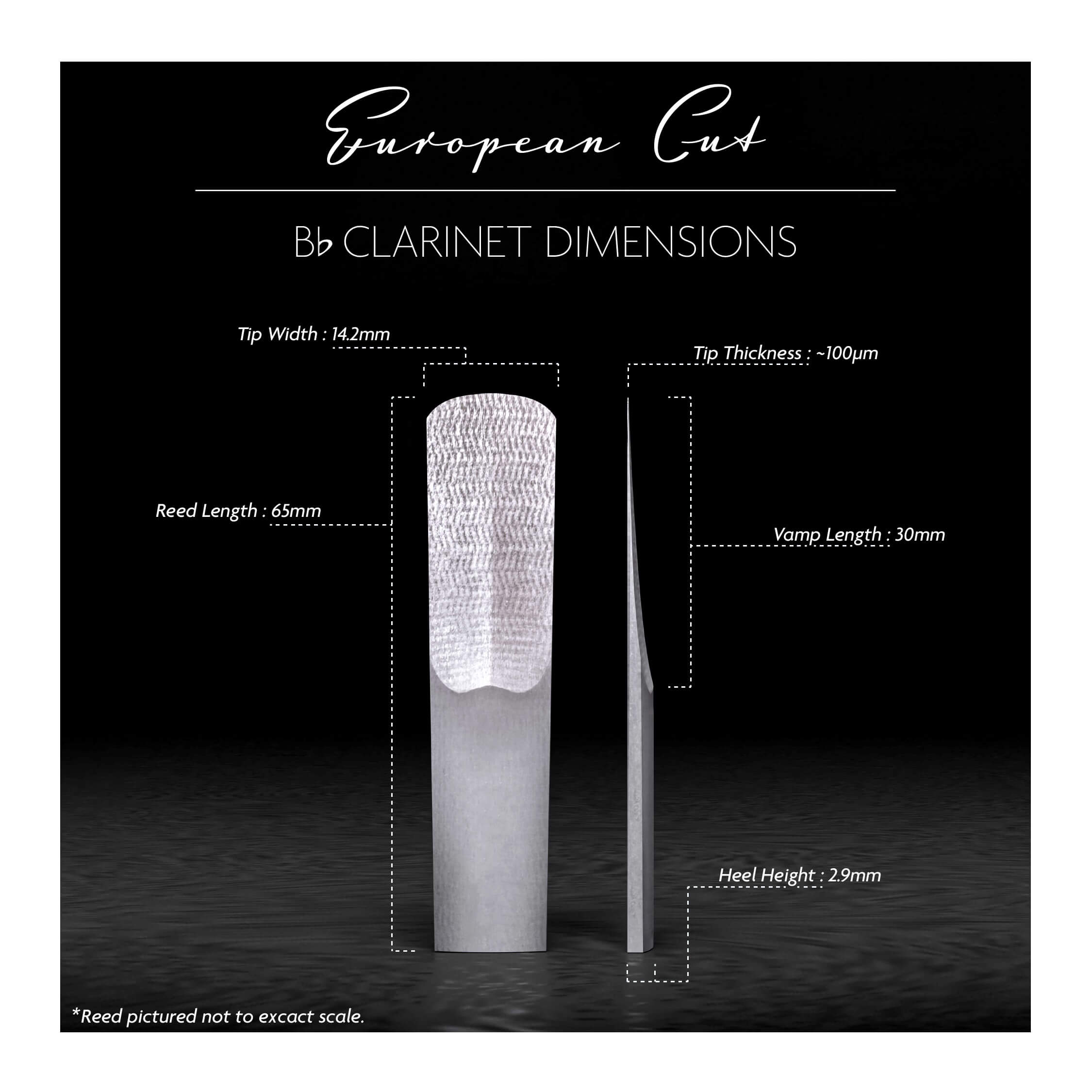 Pisak za Bb klarinet Legere European Cut 4.00