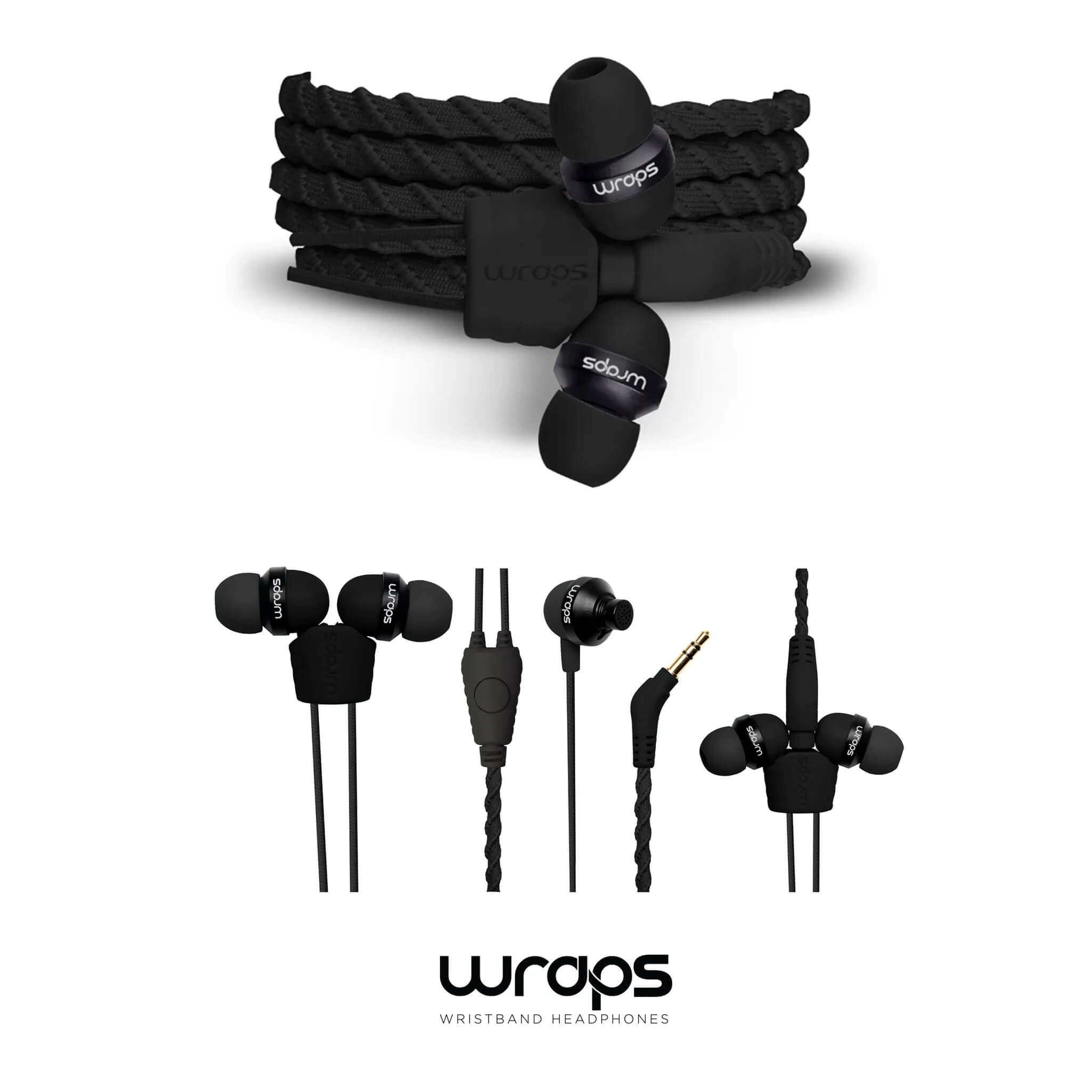 Slušalice Wraps Classic - crne