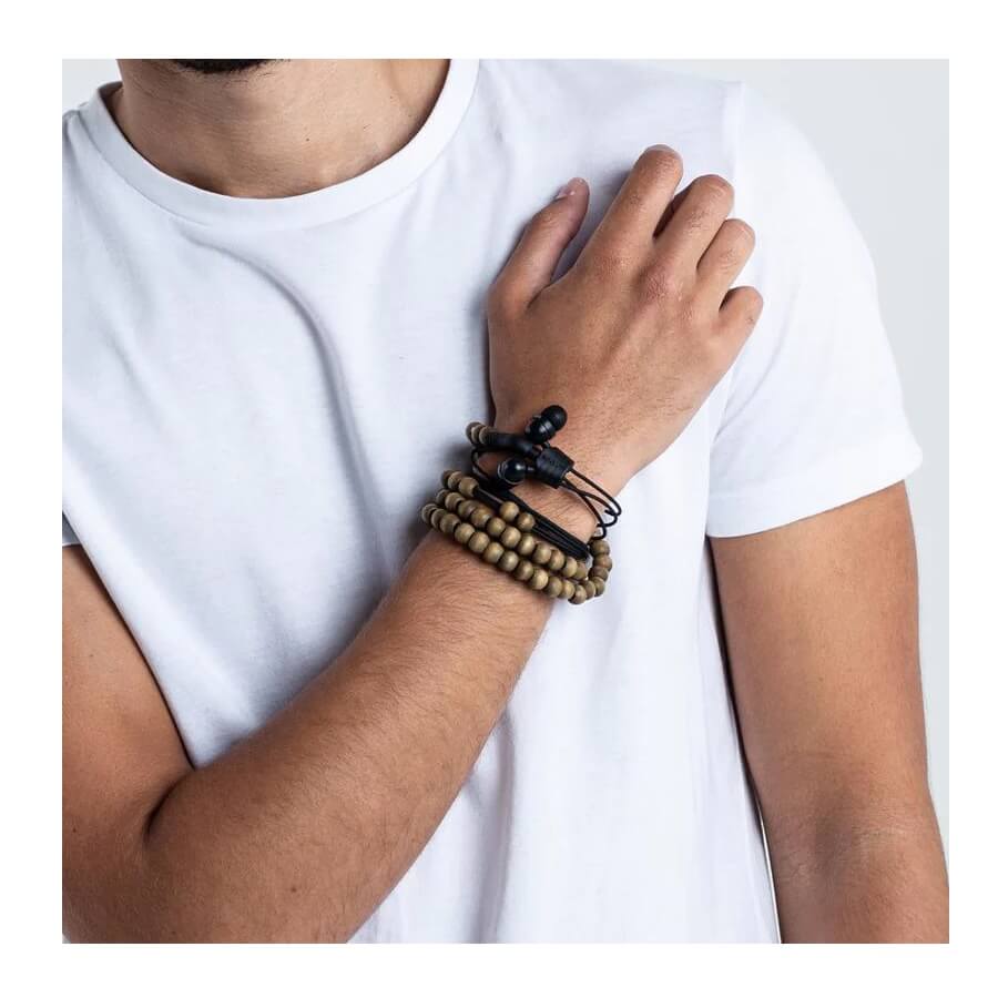 Slušalice Wraps Natural - crne