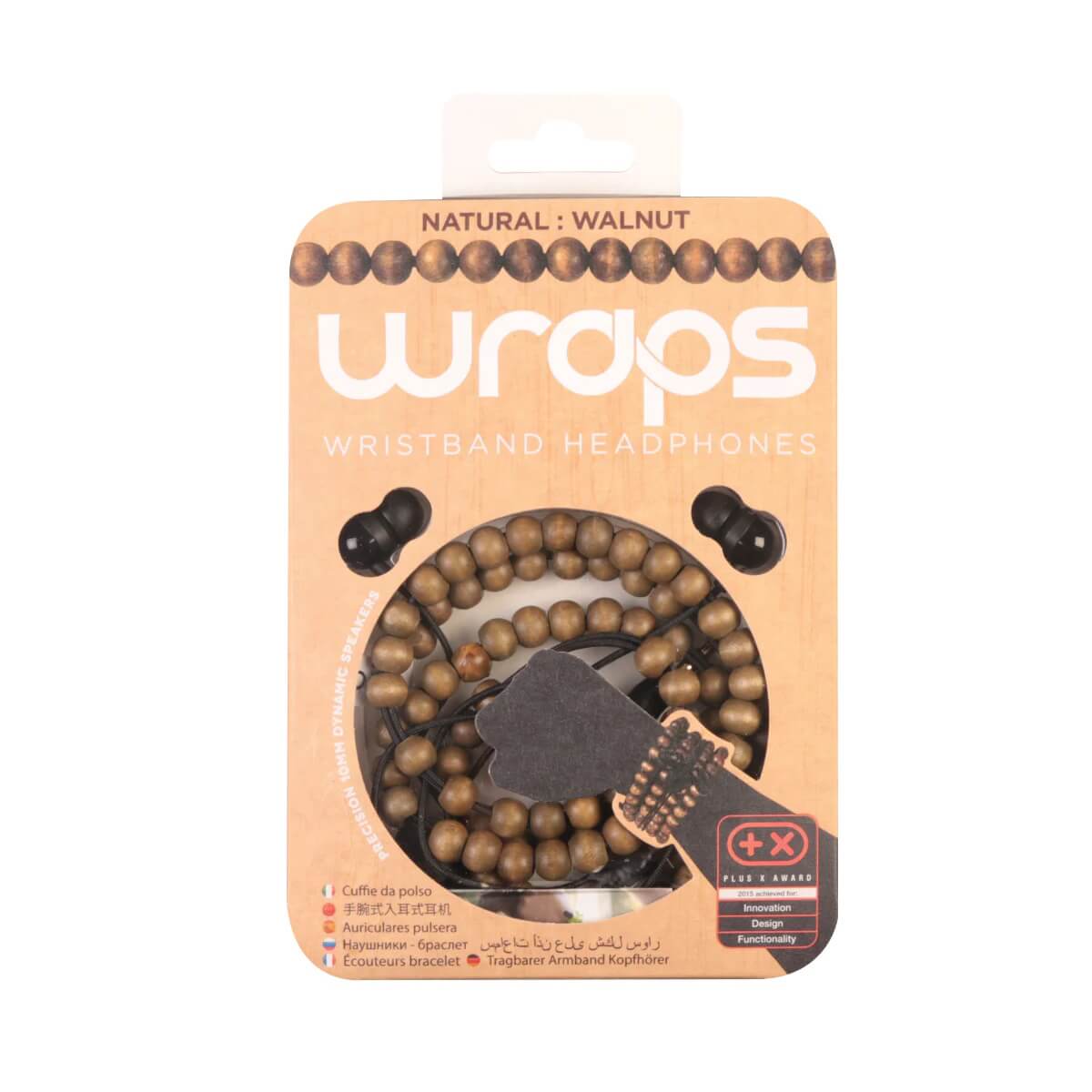 Slušalice Wraps Natural - crne