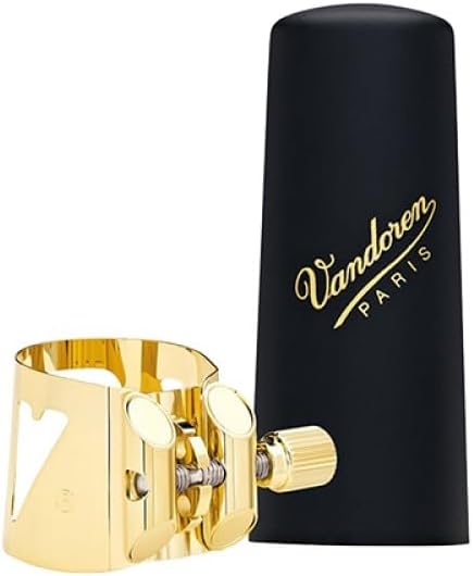 Ligatura za alt saksofon Vandoren Optimum LC07P (Gold Plated)