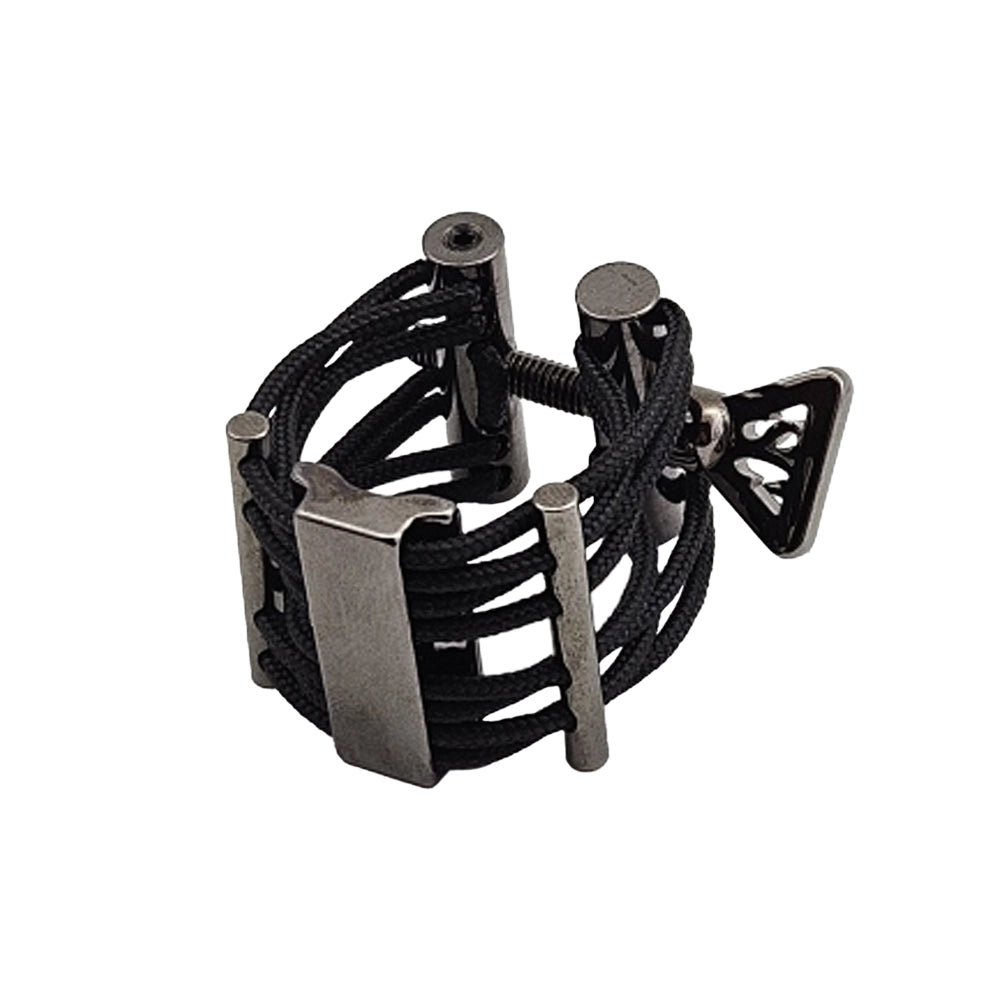 Ligatura za tenor saksofon SCV M-TOUCH (crna, Black Nickel, M, Booster)