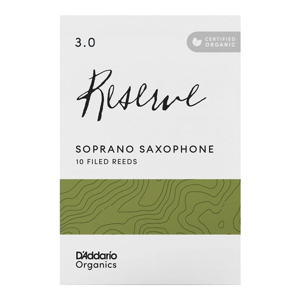Pisak za sopran saksofon D'Addario Reserve Organic 3.0